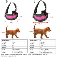 HKM-4480957 Adjustable Padded Hand-Free Sling Pet Carrier for Small Dogs and Cats