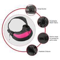 HKM-4480957 Adjustable Padded Hand-Free Sling Pet Carrier for Small Dogs and Cats