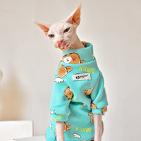 HKM-4481085 Warm and Soft Milk Silk Cotton Pet Clothes for Cats in Various Sizes