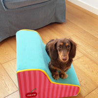 HKM-4481981 Small Removable and Washable Sponge Pet Stairs for Dogs - Stripes Design