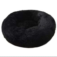 HKM-4482749 Washable Round Plush Dog Bed - Multiple Sizes for Pets Up to 50kg