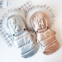 HKM-4482877 Padded Winter Clothes for Dogs - Casual Cotton Apparel in Multiple Sizes