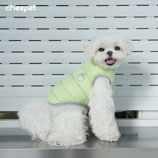 HKM-4483261 Reversible Cotton-Padded Vest for Cats and Dogs in Candy Colors ¨C Autumn/Winter Wear