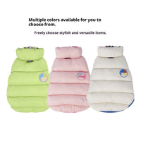 HKM-4483261 Reversible Cotton-Padded Vest for Cats and Dogs in Candy Colors ¨C Autumn/Winter Wear