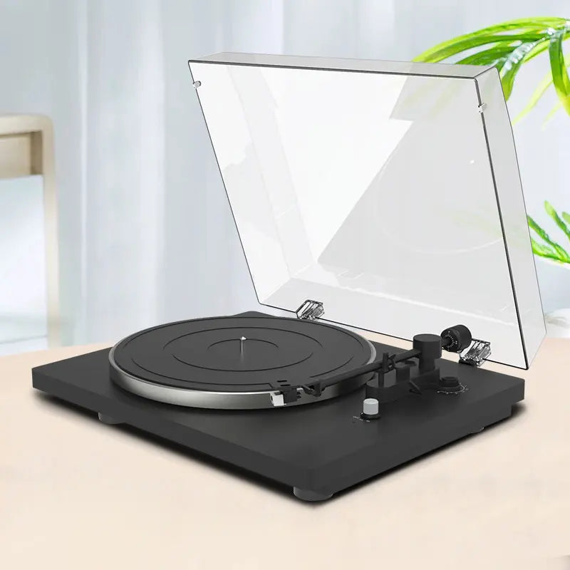 HKM-448339 Bluetooth Vinyl Record Player Turntable with HiFi Sound and Classic Gramophone Design