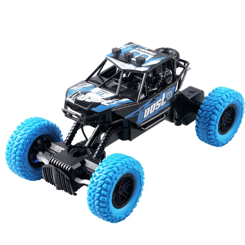 HKM-448339 Remote Control Off-Road Climbing Car with Lights - 4 Channel Electric Vehicle for Kids