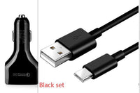 HKM-448403 4-Port USB Car Charger with QC3.0 Fast Charging for Mobile Devices