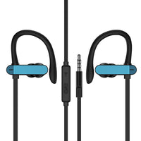 HKM-448403 Sport Earbuds with Ear Hook Design for Running and Fitness - Stereo Sound with Microphone, Compatible with Xiaomi and More