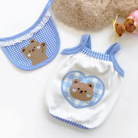 HKM-4485053 Lightweight Cotton Camisole Vest for Dogs - Perfect for Spring and Summer