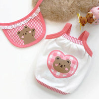 HKM-4485053 Lightweight Cotton Camisole Vest for Dogs - Perfect for Spring and Summer