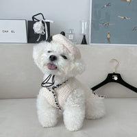 HKM-4486845 Woven Cotton Poplin Sleeveless Jacket for Dogs and Cats - Casual Pet Apparel