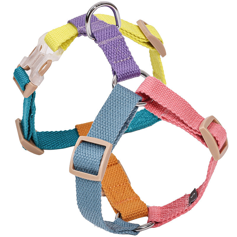 HKM-4488253 H-Shaped Six-Color PET Chest and Back Strap for Dogs