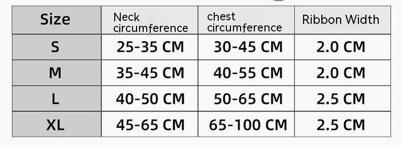 HKM-4488253 H-Shaped Six-Color PET Chest and Back Strap for Dogs