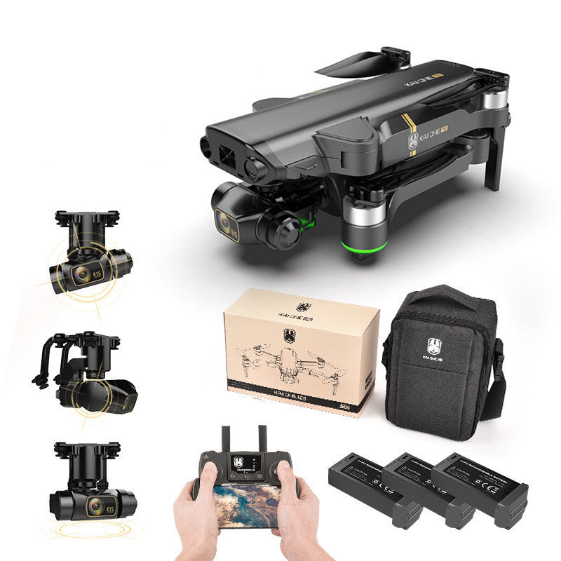 HKM-448851 8K HD Brushless GPS Drone with Three-Axis Gimbal and Obstacle Avoidance, Includes Storage Bag