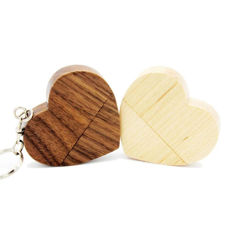 HKM-448851 Custom Wood USB Drive in Maple and Bamboo, Available in Multiple Capacities