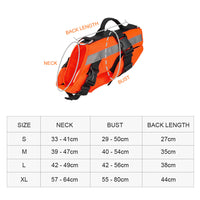 HKM-4488637 Reflective Dog Life Jacket with Double Layer Buoyancy and Easy-Fit Velcro Closure