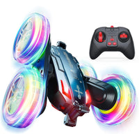 HKM-448915 Remote Control Swing Arm Stunt Vehicle with Flash Light Wheels for Kids