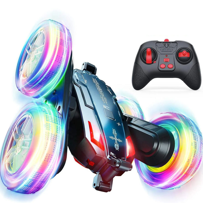 HKM-448915 Remote Control Swing Arm Stunt Vehicle with Flash Light Wheels for Kids