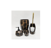 HKM-448915 Resin Bathroom Accessory Set - Elegant Hotel Quality Decor, Made in India