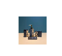 HKM-448915 Resin Bathroom Accessory Set - Elegant Hotel Quality Decor, Made in India