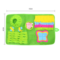 HKM-4489277 Pet Lawn Sniffing Pad for Dogs - Plush Chew Toy for Training and Foraging
