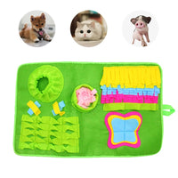 HKM-4489277 Pet Lawn Sniffing Pad for Dogs - Plush Chew Toy for Training and Foraging