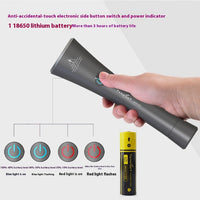 HKM-4489917 UV Flashlight for Detecting Pet Urine Stains and Insects, USB Rechargeable Aluminumn Alloy