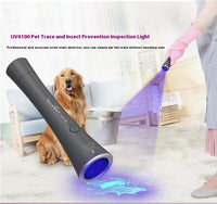 HKM-4489917 UV Flashlight for Detecting Pet Urine Stains and Insects, USB Rechargeable Aluminumn Alloy