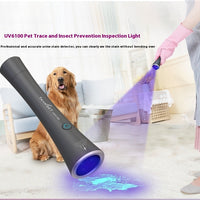 HKM-4489917 UV Flashlight for Detecting Pet Urine Stains and Insects, USB Rechargeable Aluminumn Alloy