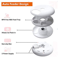 HKM-4490429 Automatic Six-Meal Pet Feeder for Cats and Dogs with USB Power Supply