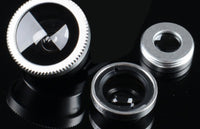 HKM-449043 3-in-1 Mobile Phone Lens: Fisheye, Wide-Angle, and Macro Attachment for Enhanced Photography