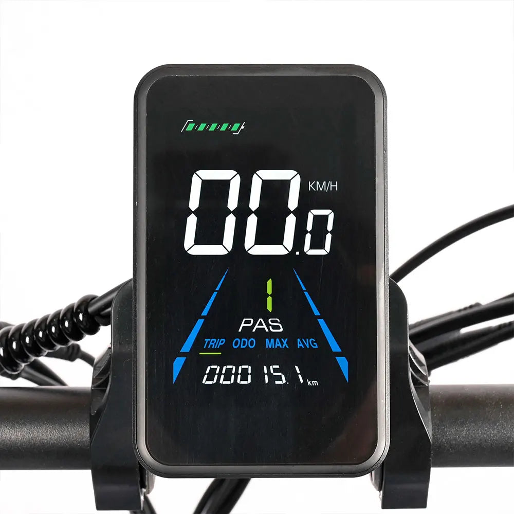 HKM-449043 Folding Electric Mountain Bike 20 Inch 750W Fat Tire with 48V 20Ah Battery and 7-Speed Gears
