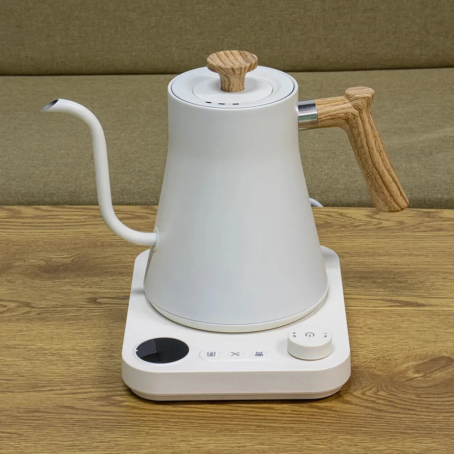HKM-449107 Digital Temperature Control Gooseneck Electric Kettle 900ml Stainless Steel for Coffee and Tea