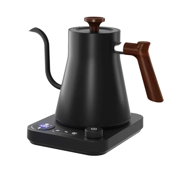HKM-449107 Digital Temperature Control Gooseneck Electric Kettle 900ml Stainless Steel for Coffee and Tea