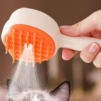 HKM-4491709 Gentle Electric Steam Brush for Cats and Dogs – Pet Grooming Tool with Massage and Shedding Features