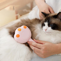 HKM-4491709 Gentle Electric Steam Brush for Cats and Dogs – Pet Grooming Tool with Massage and Shedding Features