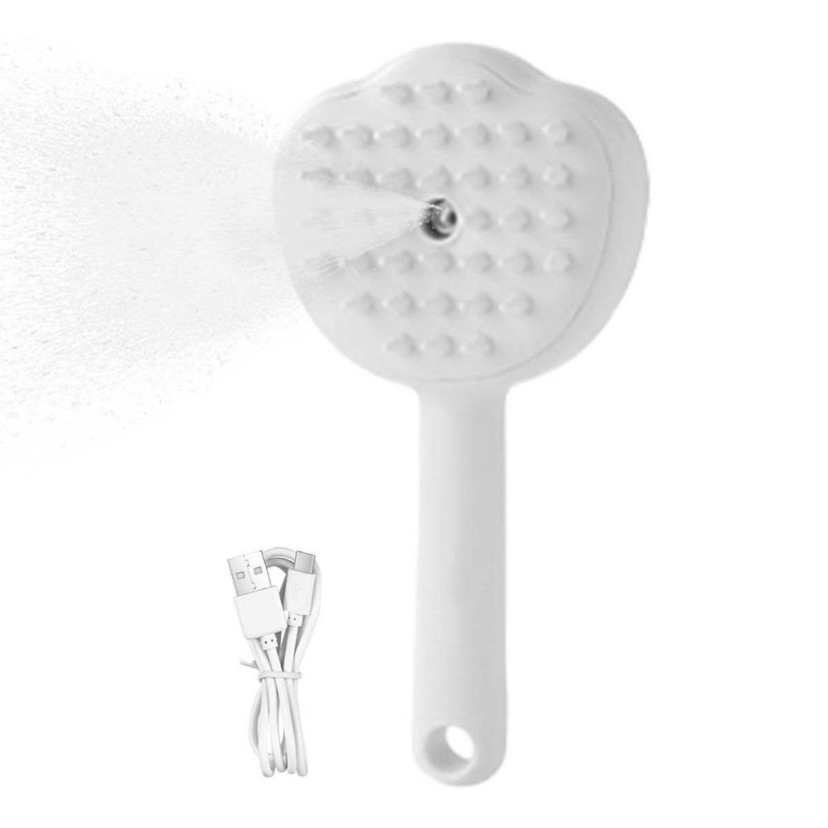 HKM-4491709 Gentle Electric Steam Brush for Cats and Dogs – Pet Grooming Tool with Massage and Shedding Features