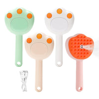HKM-4491709 Gentle Electric Steam Brush for Cats and Dogs – Pet Grooming Tool with Massage and Shedding Features