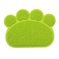 HKM-449171 Claw-Shaped PVC Cat Litter Mat - 30x40cm, 300g, Durable and Easy to Clean