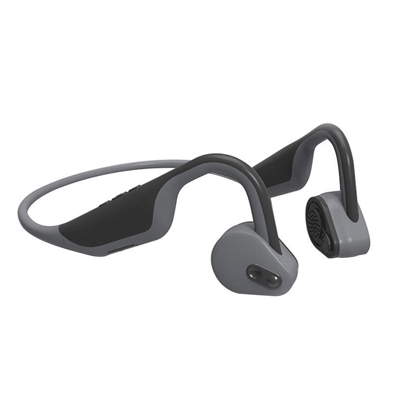 HKM-449171 Stereo Bone Conduction Headphones with Bluetooth 5.0 and Multi-Function Support in Black and White