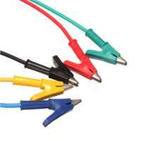 HKM-4492221 4mm Male to Male Banana Plug Test Lead Wire, 1 Meter Length, Pure Copper, Silicone Sheath, 12A Current Capacity