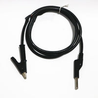HKM-4492221 4mm Male to Male Banana Plug Test Lead Wire, 1 Meter Length, Pure Copper, Silicone Sheath, 12A Current Capacity