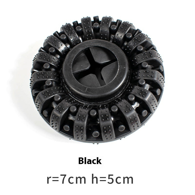HKM-4492861 Durable TPR Dog Bite Tire Toy - 14x5cm, Black/Red