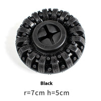 HKM-4492861 Durable TPR Dog Bite Tire Toy - 14x5cm, Black/Red