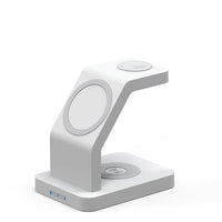 HKM-449363 3-in-1 Magnetic Wireless Charger for Mobile Phones and Smartwatches with Fast Charging Options