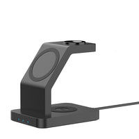 HKM-449363 3-in-1 Magnetic Wireless Charger for Mobile Phones and Smartwatches with Fast Charging Options