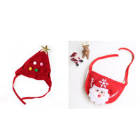 HKM-4494397 Christmas Tree Shaped Pet Hat - Fluff & Fur Ball Design for Spring and Autumn