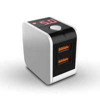 HKM-449555 5V2.4A Dual USB Fast Charge Travel Charger with Digital Display