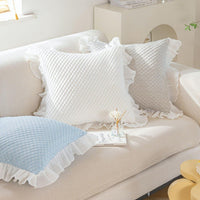 HKM-449619 Modern Minimalist Solid Color Throw Pillow Cover - 45x45cm