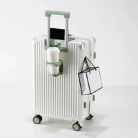 HKM-449875 Soft Carry-On Luggage Set with Spinner Wheels for Travel